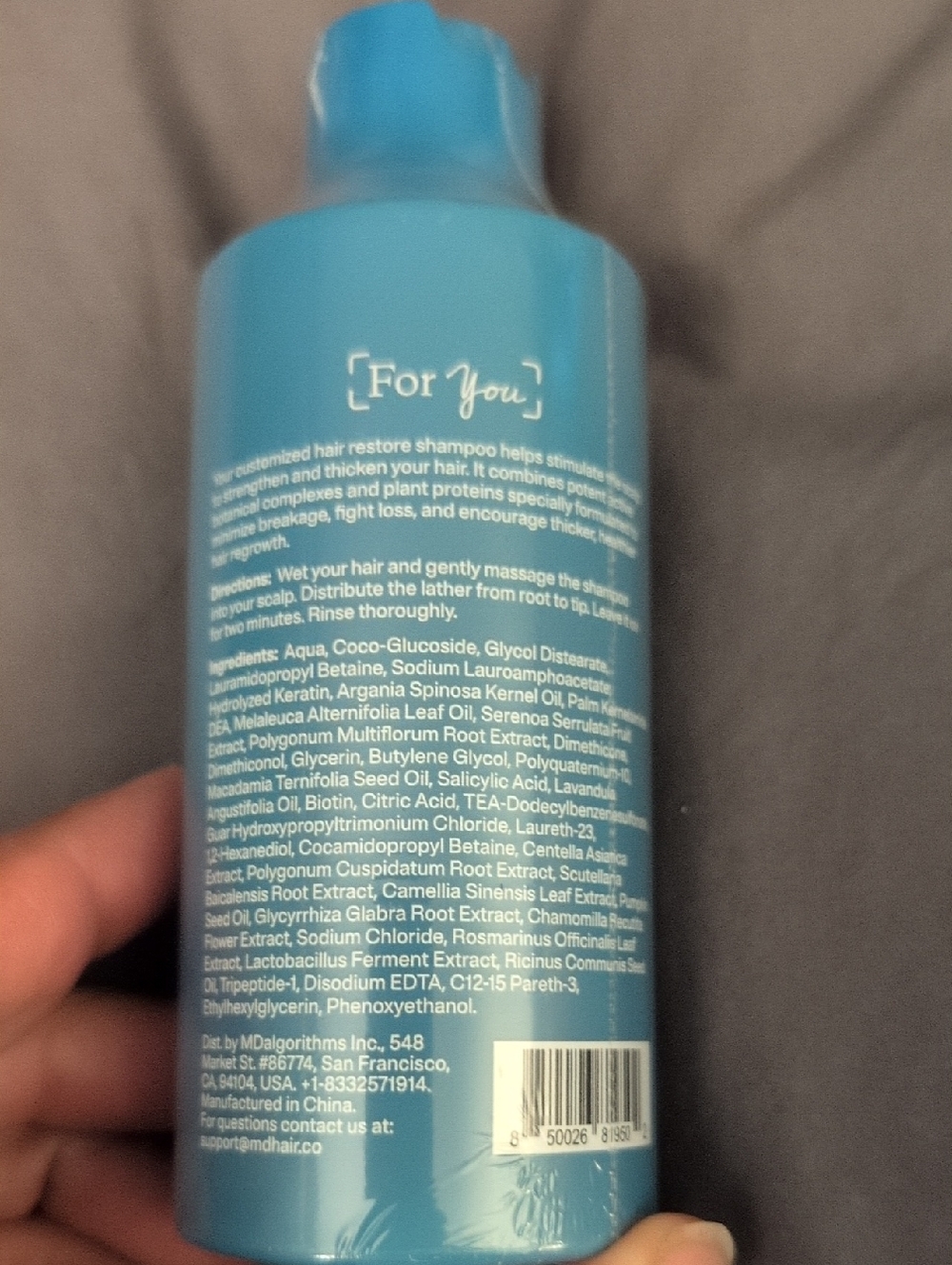 Customized Restore Shampoo - Blue - Picture 2 of 5